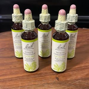 Bach Flower Remedy White Chestnut Homeopathic Set of 5 brand new